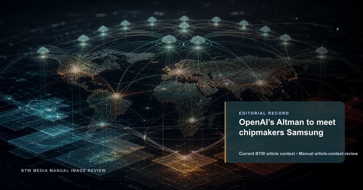 Altman de OpenAI se reunirá con fabricantes de chips Samsung