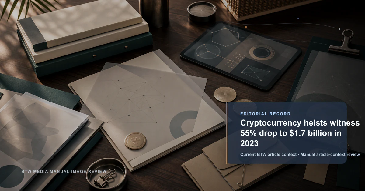 Robos de criptomonedas registran una caída del 55% hasta los 1.700 millones de dólares en 2023