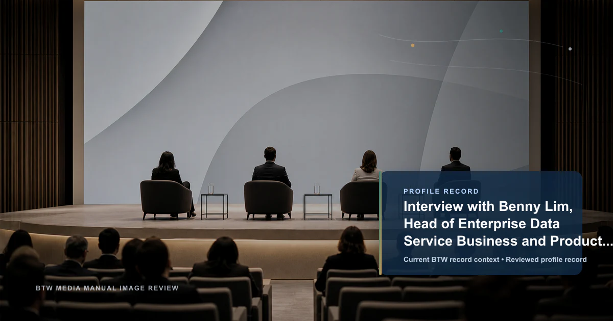 Entrevista con Benny Lim, Jefe de Servicio de Datos Empresariales y Producto en AIS