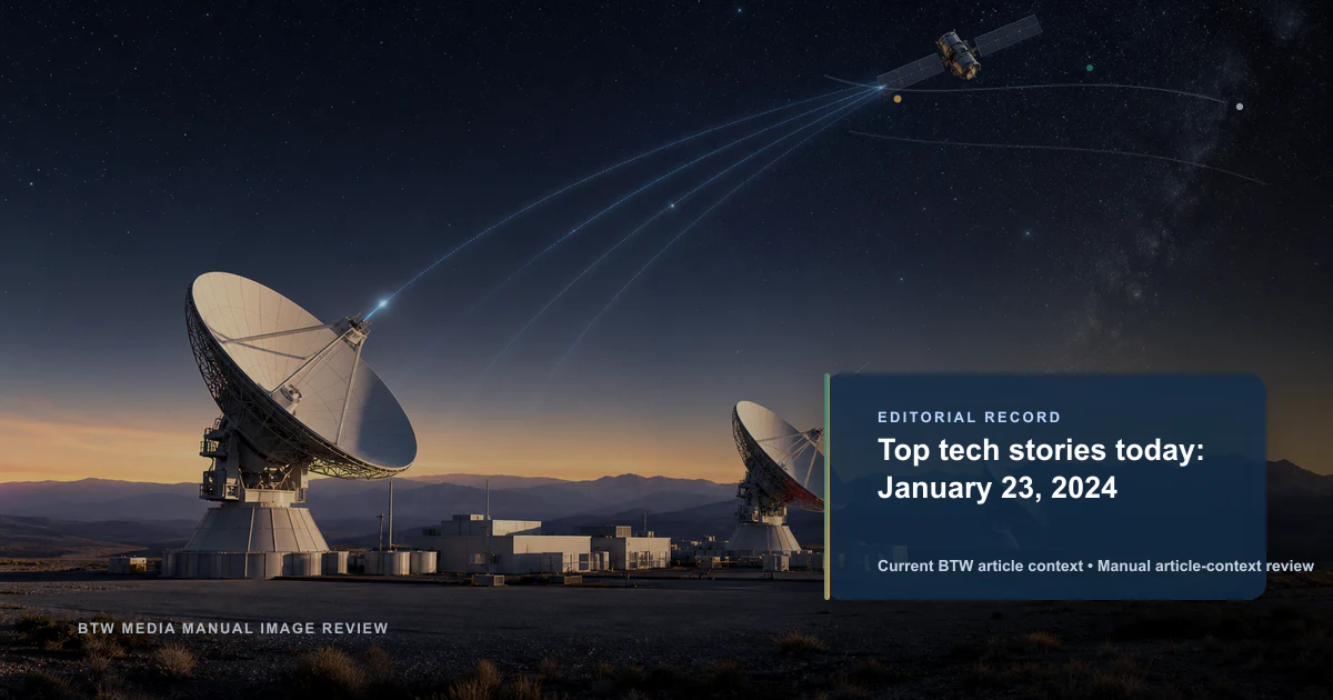Les principales actualités tech du 23 janvier 2024