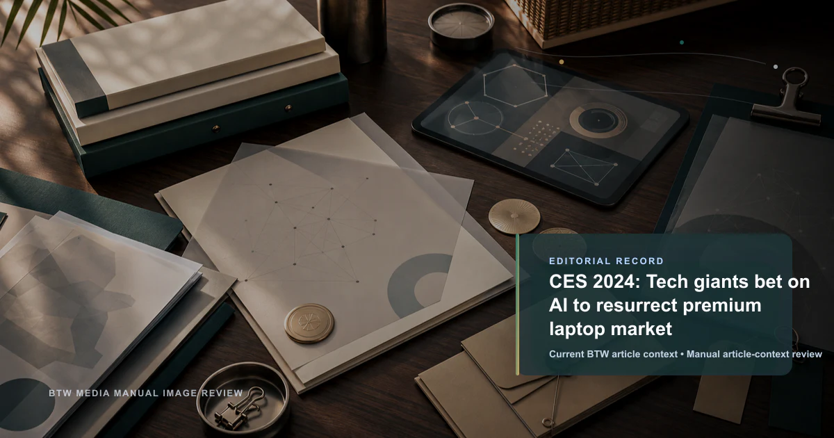 CES 2024 : Les géants de la tech parient sur l'IA pour relancer le marché des ordinateurs portables premium