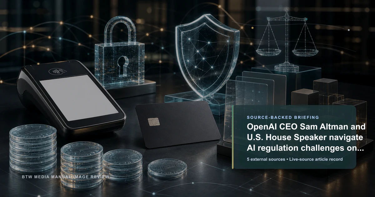 Le PDG d'OpenAI Sam Altman et le président de la Chambre discutent des défis de la régulation de l'IA au Capitole