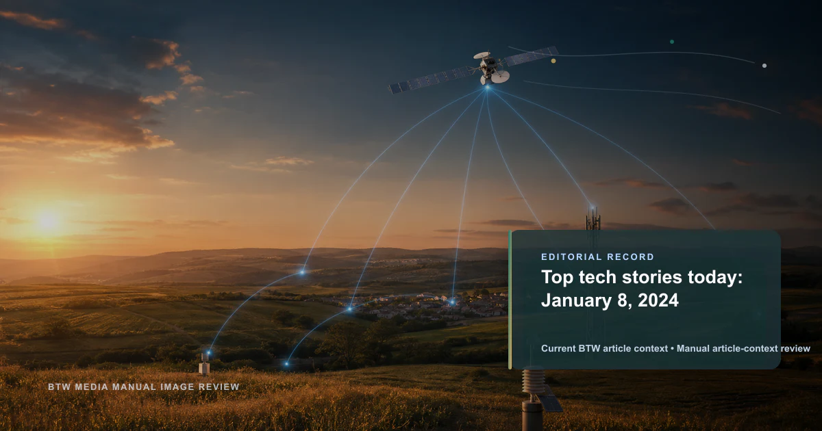 Les actualités technologiques du jour : 8 janvier 2024