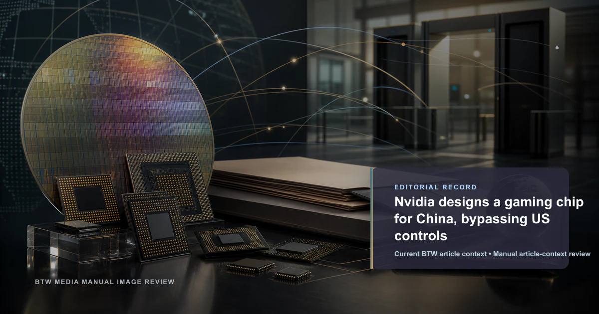 Nvidia conçoit une puce de jeu pour la Chine, contournant les contrôles américains