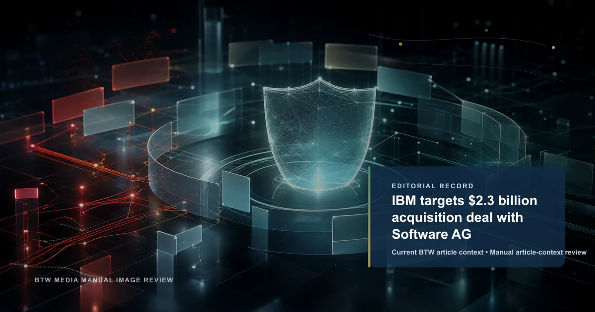 IBM vise un accord d'acquisition de 2,3 milliards de dollars avec Software AG