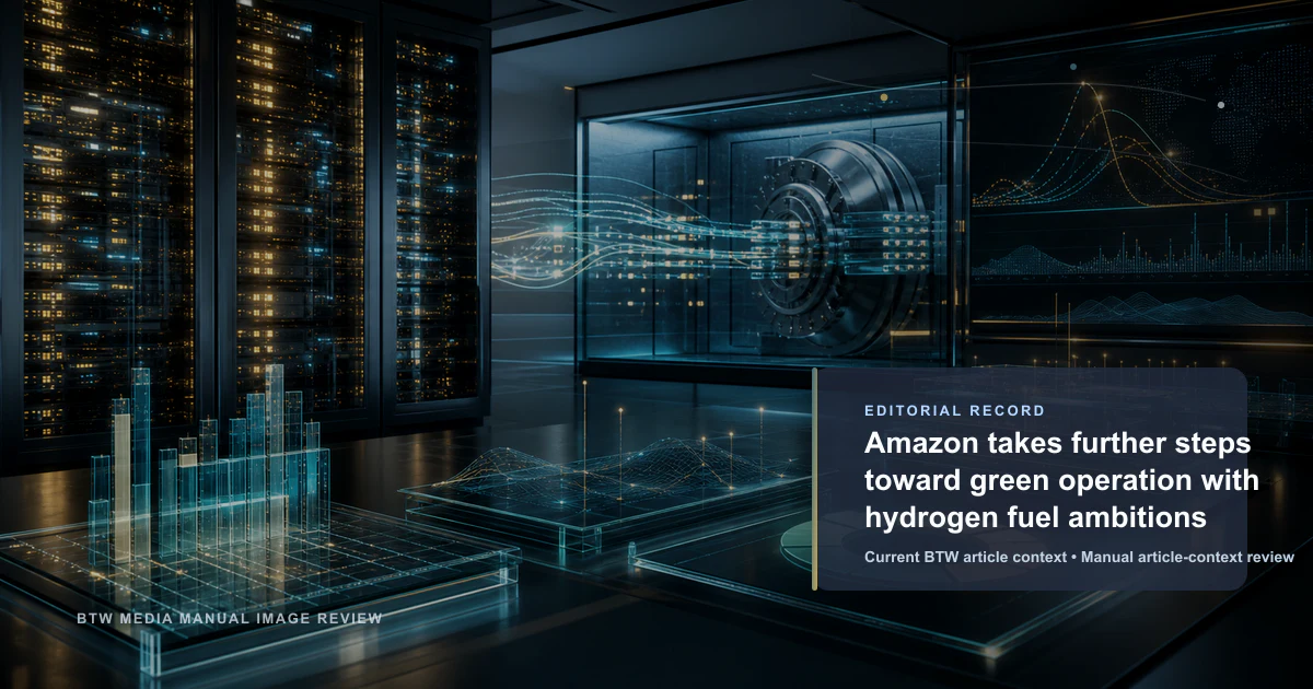 Amazon poursuit ses ambitions hydrogène pour des opérations plus vertes