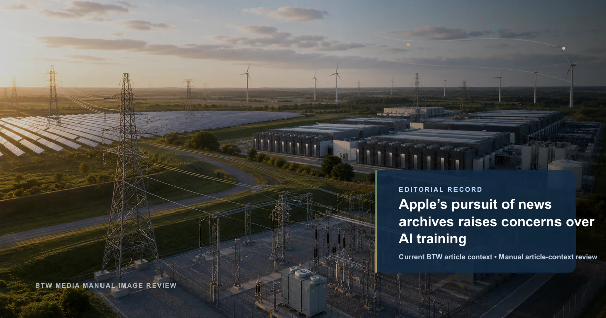 Apple’s pursuit of news archives raises concerns over AI training