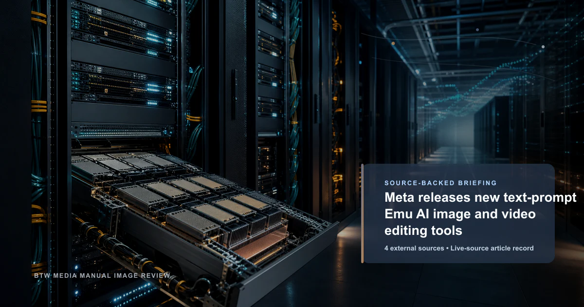 Meta lance de nouveaux outils de retouche vidéo et image Emu par IA basés sur des instructions textuelles