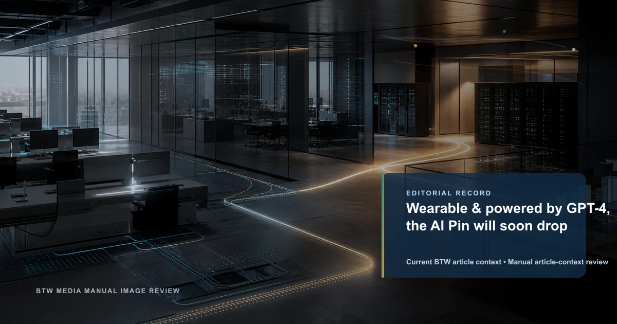 Le AI Pin, le wearable alimenté par GPT-4, sera bientôt commercialisé