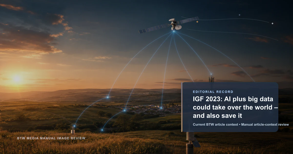 IGF 2023 : L'IA et le big data pourraient dominer le monde – et aussi le sauver