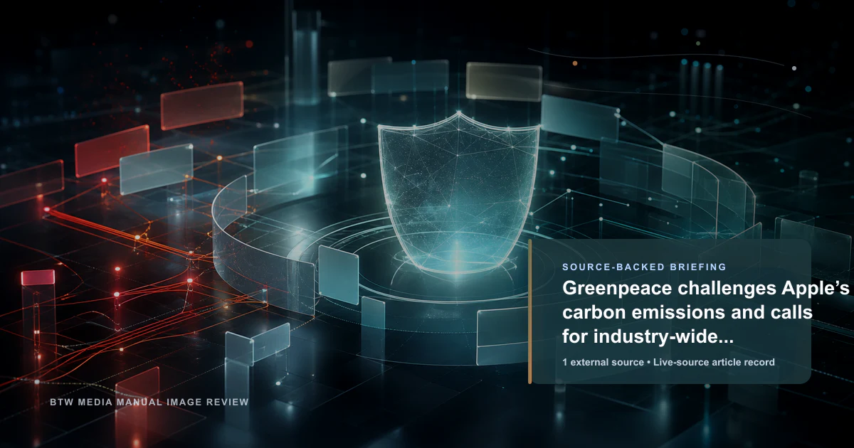 Greenpeace remet en question les émissions carbone d’Apple et appelle à une responsabilité environnementale à l’échelle de l’industrie