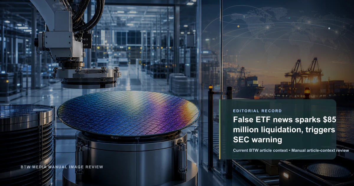 Une fausse nouvelle sur un ETF provoque 85 millions de dollars de liquidations et un avertissement de la SEC