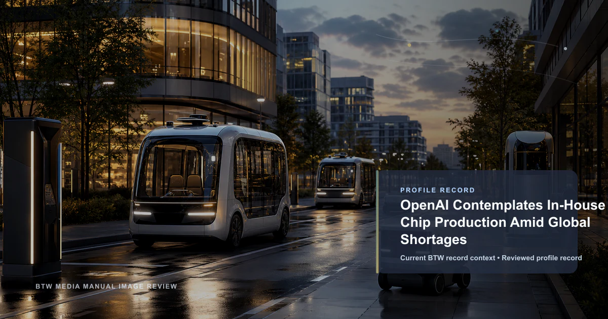 OpenAI Contemplates In-House Chip Production Amid Global Shortages