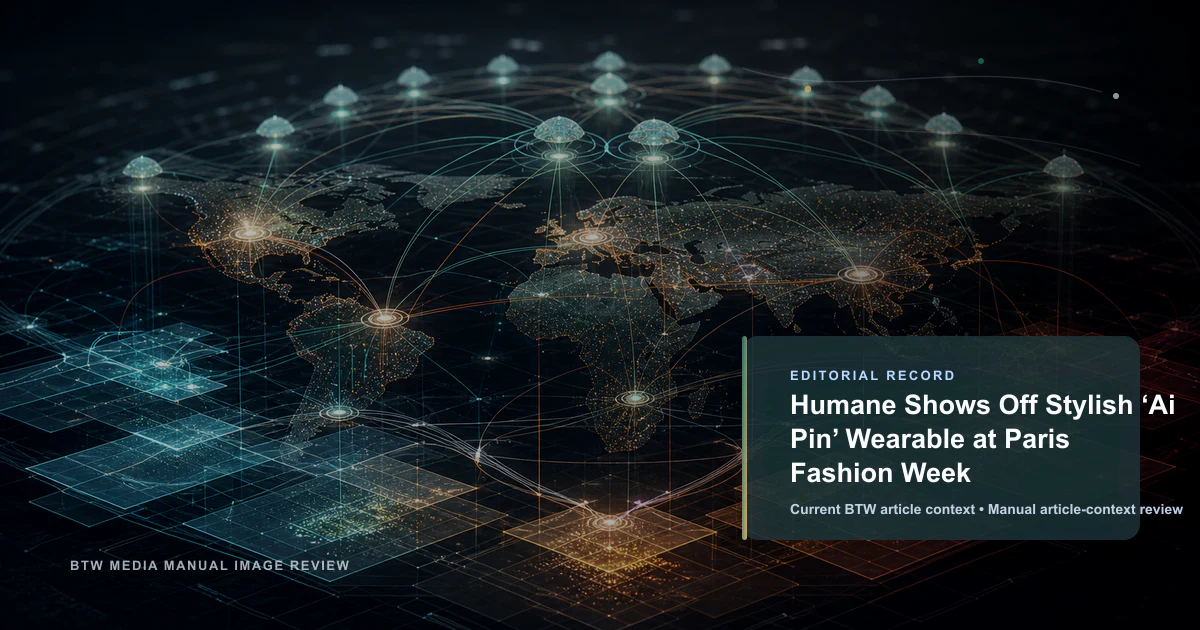 Humane Shows Off Stylish ‘Ai Pin’ Wearable at Paris Fashion Week reviewed editorial briefing visual