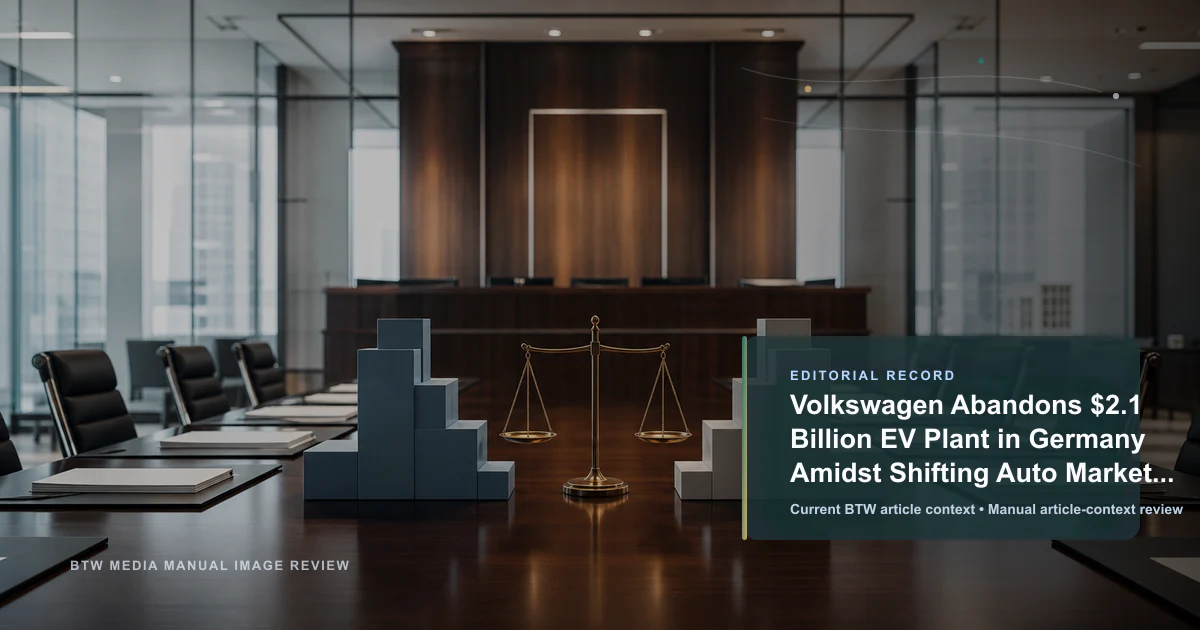 Volkswagen abandonne son usine EV de 2,1 milliards de dollars en Allemagne dans un contexte de dynamique changeante du marché automobile