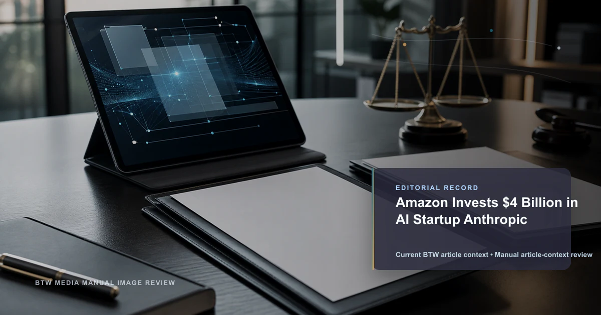 Amazon investit 4 milliards de dollars dans la startup d'IA Anthropic