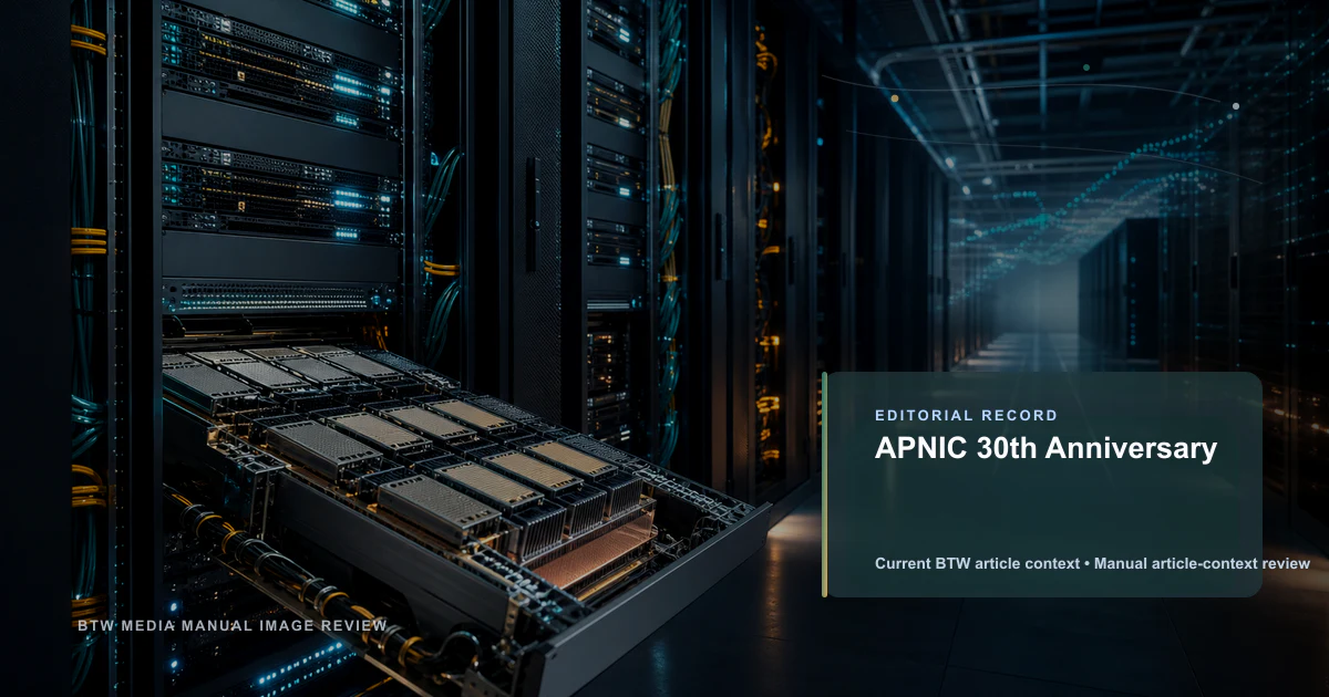 Ouvrir le dossier 30e anniversaire de l'APNIC