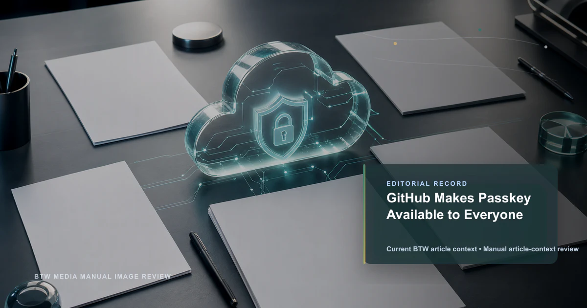 GitHub rend l'authentification par clé d'accès accessible à tous