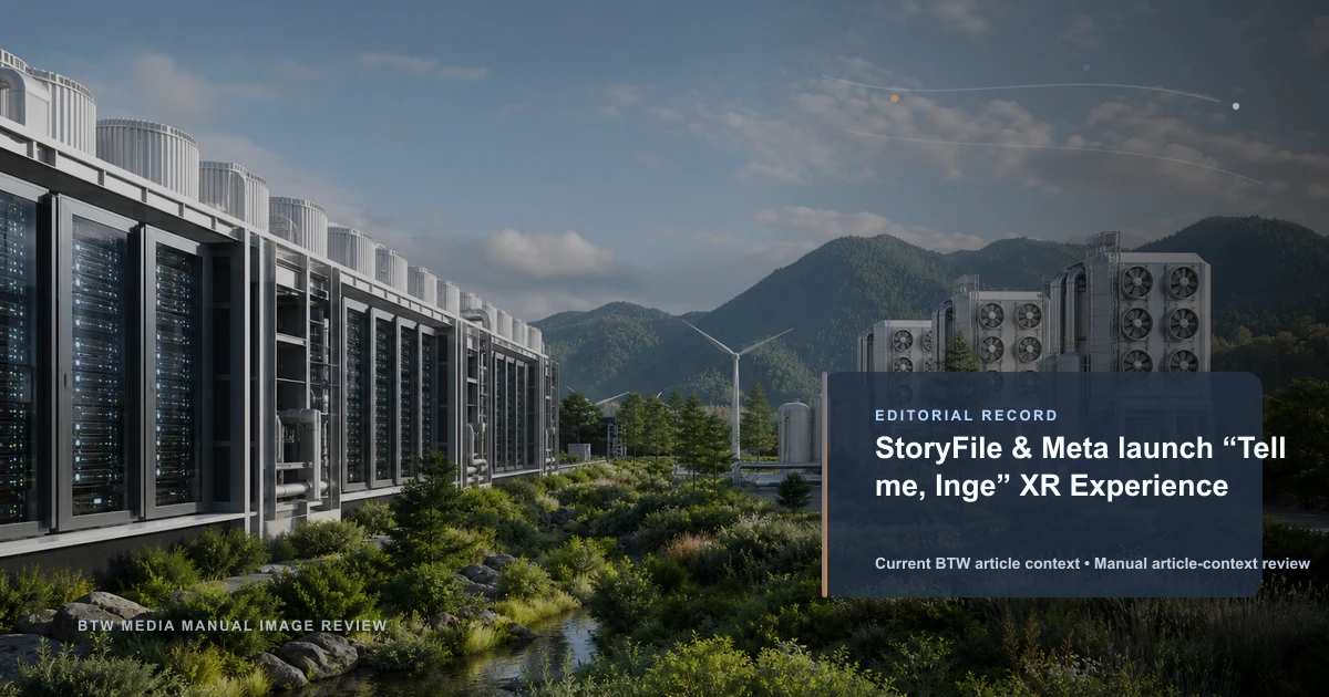 StoryFile & Meta lancent l’expérience XR « Dis-moi, Inge… »