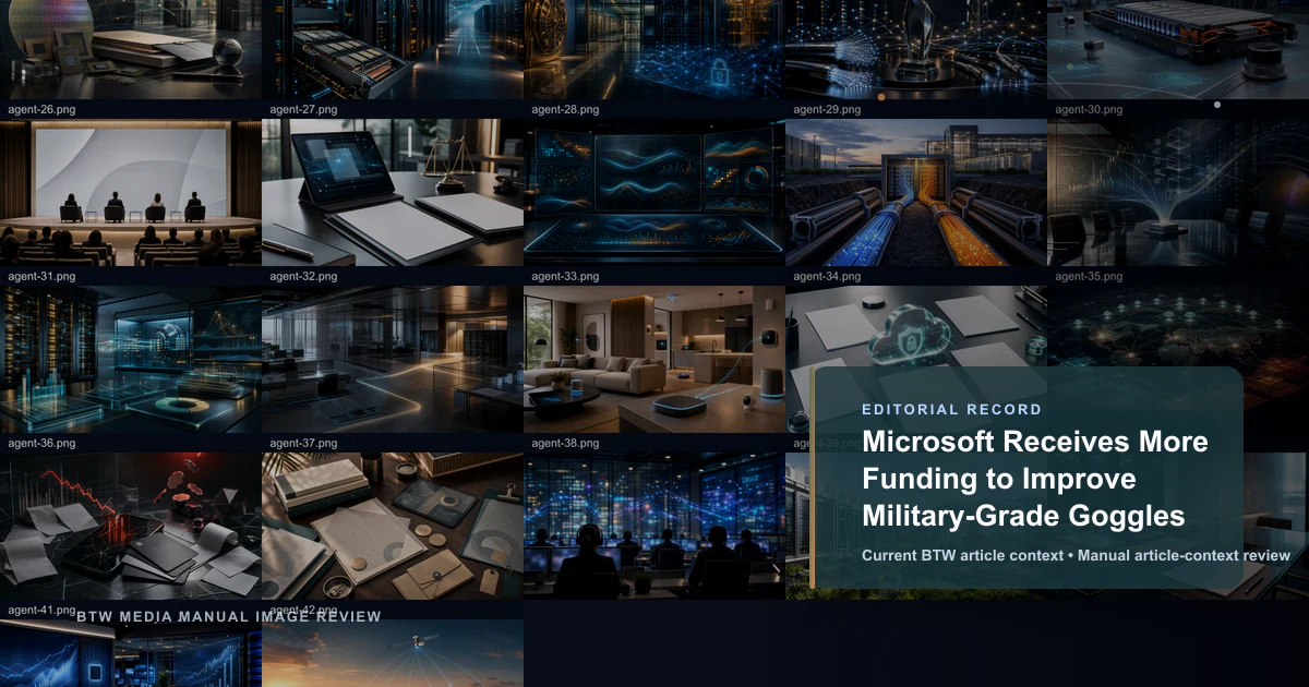 Microsoft Recibe Más Financiamiento para Mejorar Gafas de Grado Militar