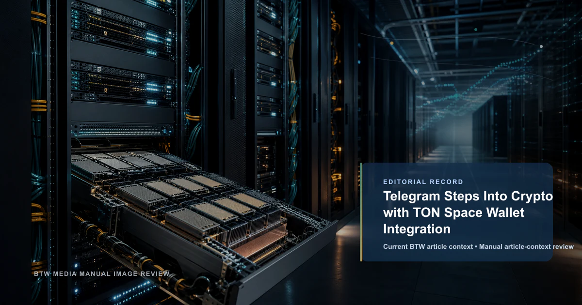Telegram entra al mundo de las criptomonedas con la integración de la billetera TON Space