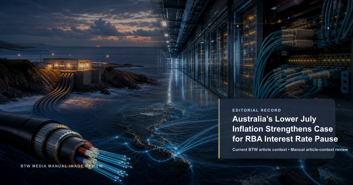 La baisse de l'inflation australienne en juillet renforce la possibilité d'une pause des taux de la RBA