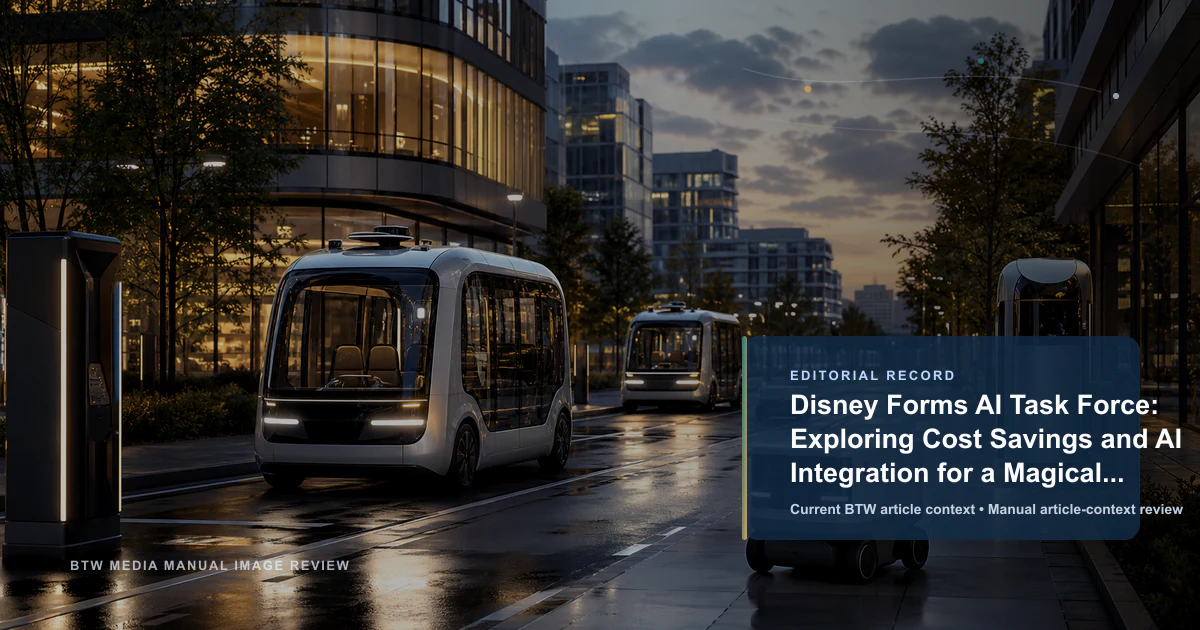 Disney forma un grupo de trabajo de IA: explorando ahorros de costos e integración de IA para un futuro mágico