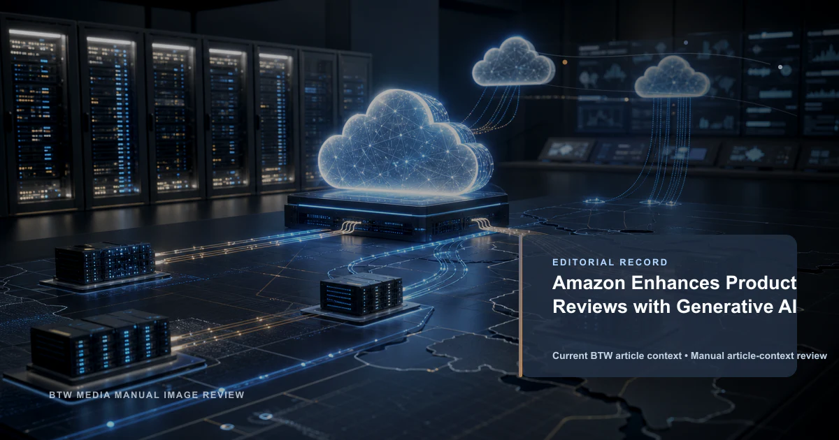 Amazon Enhances Product Reviews with Generative AI reviewed editorial briefing visual