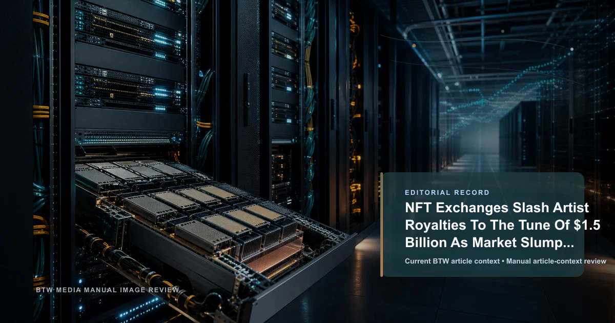 NFT Exchanges Slash Artist Royalties To The Tune Of $1.5 Billion As Market Slump Deepens reviewed editorial briefing visual
