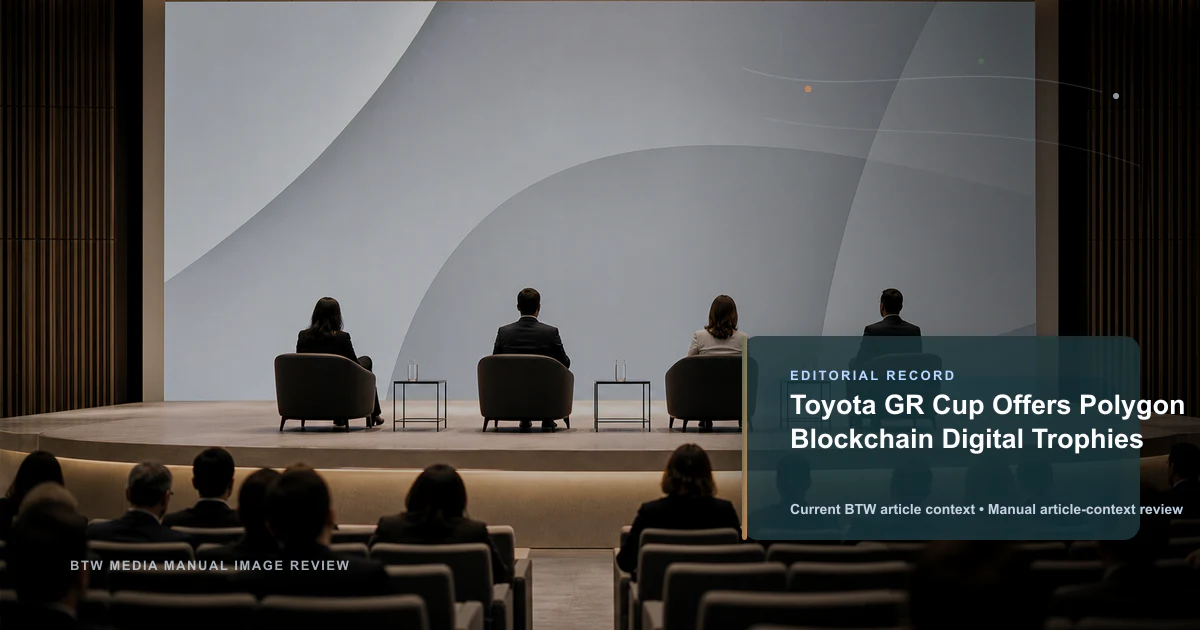 Toyota GR Cup Offers Polygon Blockchain Digital Trophies reviewed editorial image