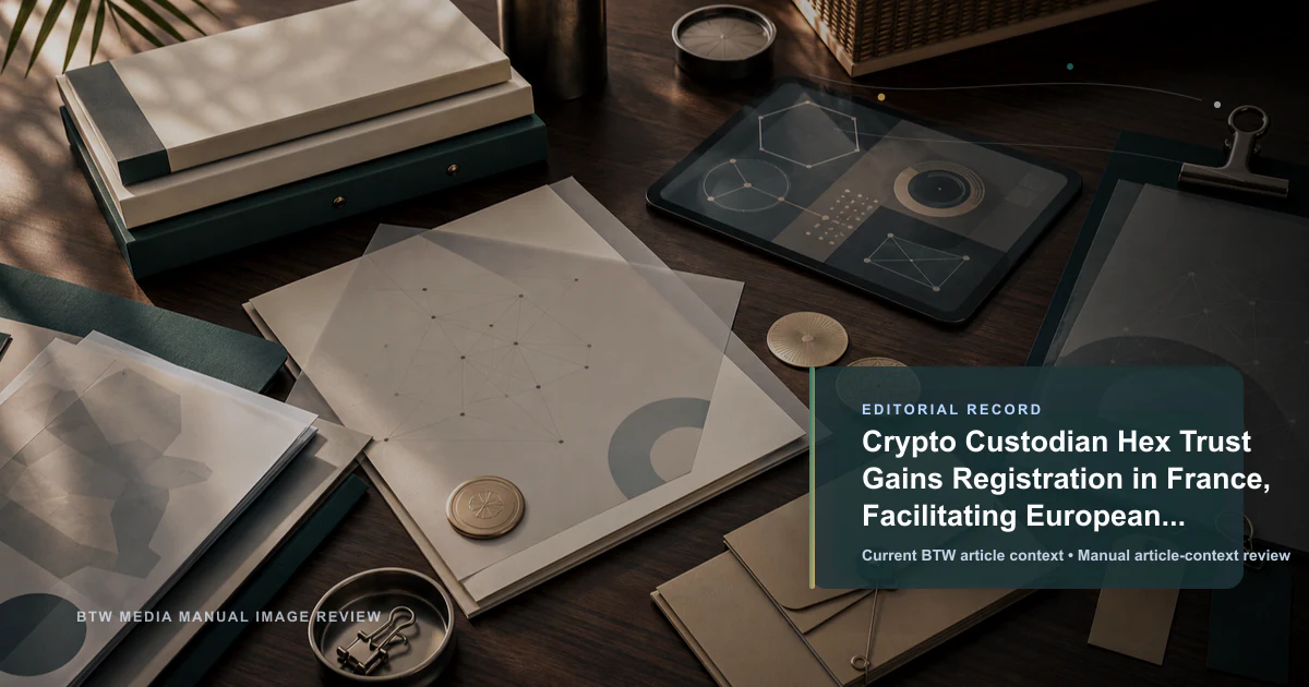 加密货币托管商 Hex Trust 在法国获得注册，推动欧洲扩张