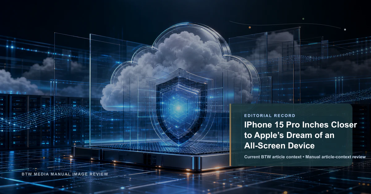 IPhone 15 Pro Inches Closer to Apple’s Dream of an All-Screen Device reviewed editorial briefing visual