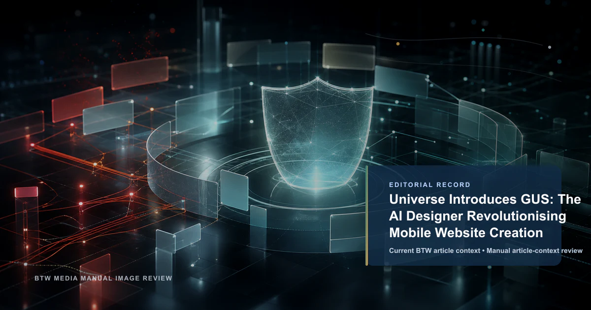 Universe Introduces GUS: The AI Designer Revolutionising Mobile Website Creation reviewed editorial briefing visual