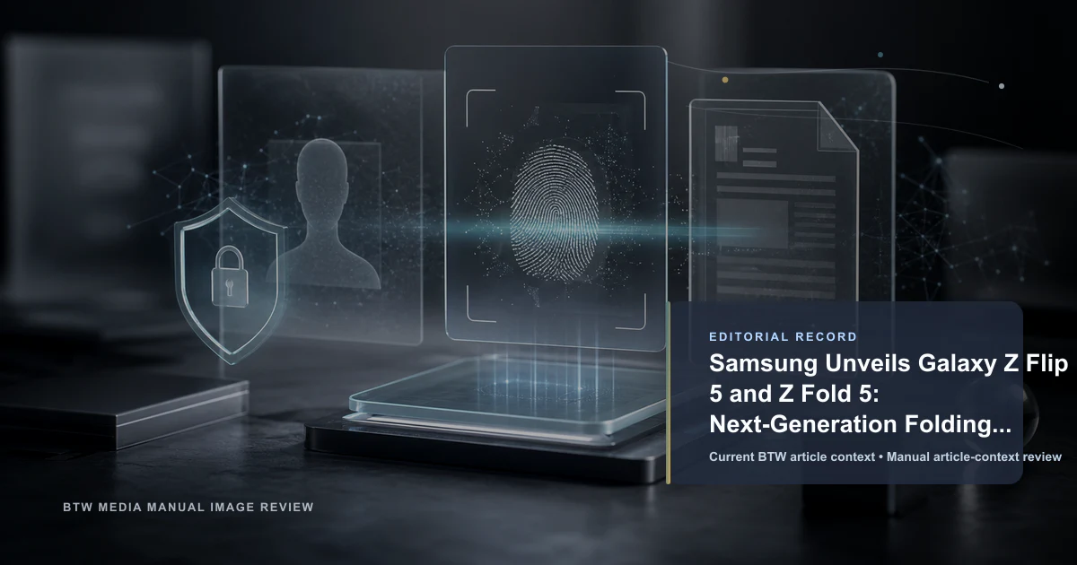 Samsung dévoile les Galaxy Z Flip 5 et Z Fold 5 : des téléphones pliants de nouvelle génération redéfinissant l’expérience visuelle