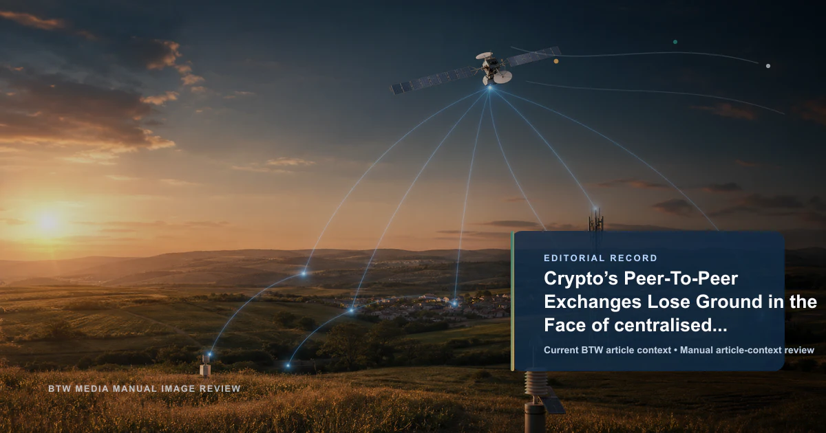 Crypto’s Peer-To-Peer Exchanges Lose Ground in the Face of centralised Competition reviewed editorial image
