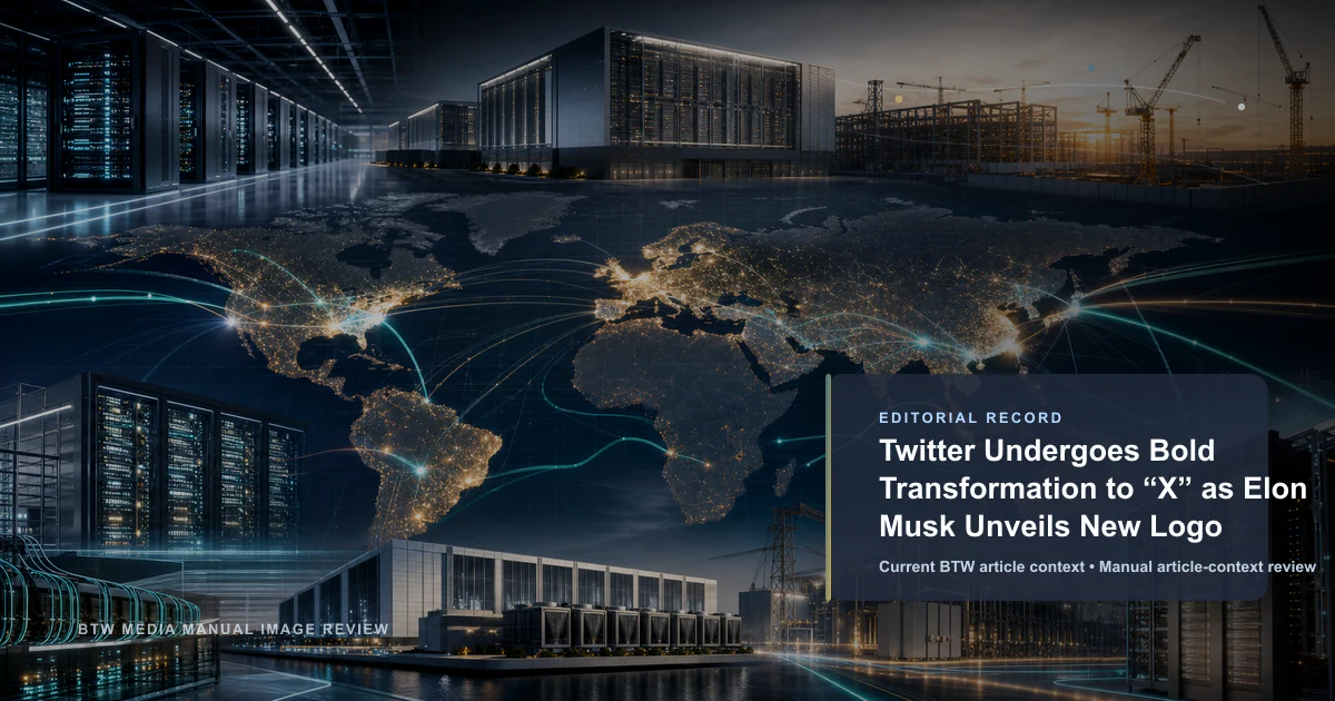 Twitter Undergoes Bold Transformation to “X” as Elon Musk Unveils New Logo reviewed editorial image