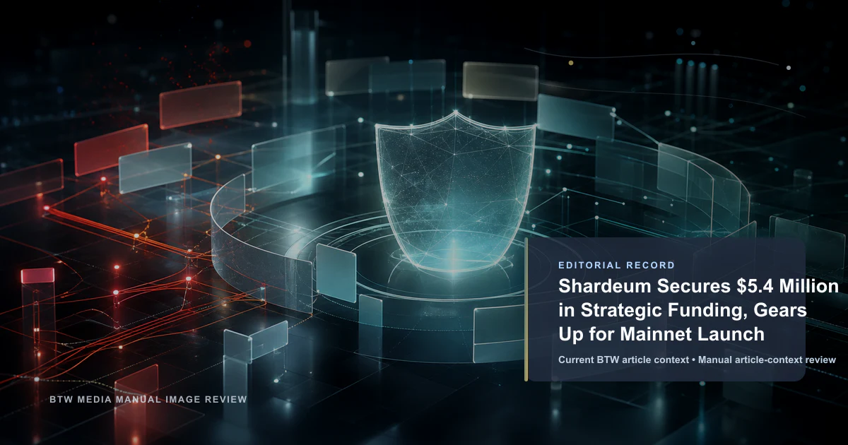 Shardeum Secures $5.4 Million in Strategic Funding, Gears Up for Mainnet Launch reviewed editorial image