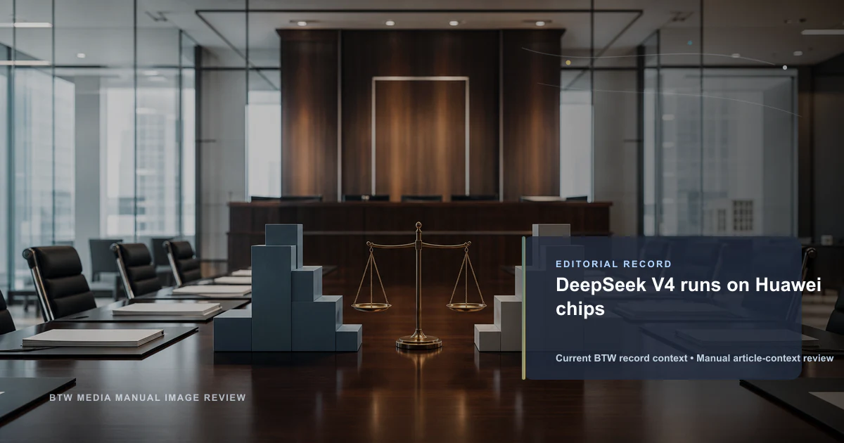 DeepSeek V4 fonctionne sur les puces Huawei