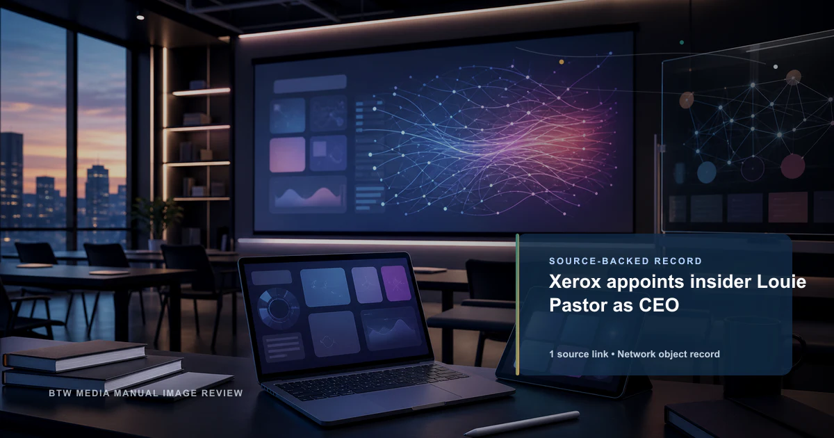 Xerox nombra a Louie Pastor, veterano de la empresa, como CEO
