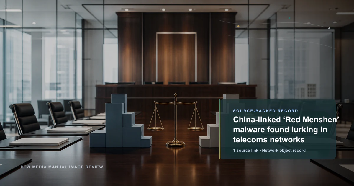 China-linked ‘Red Menshen’ malware found lurking in telecoms networks