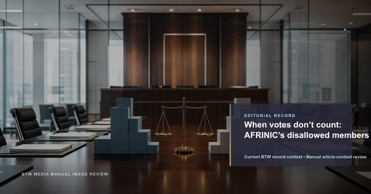 When votes don’t count: AFRINIC’s disallowed members