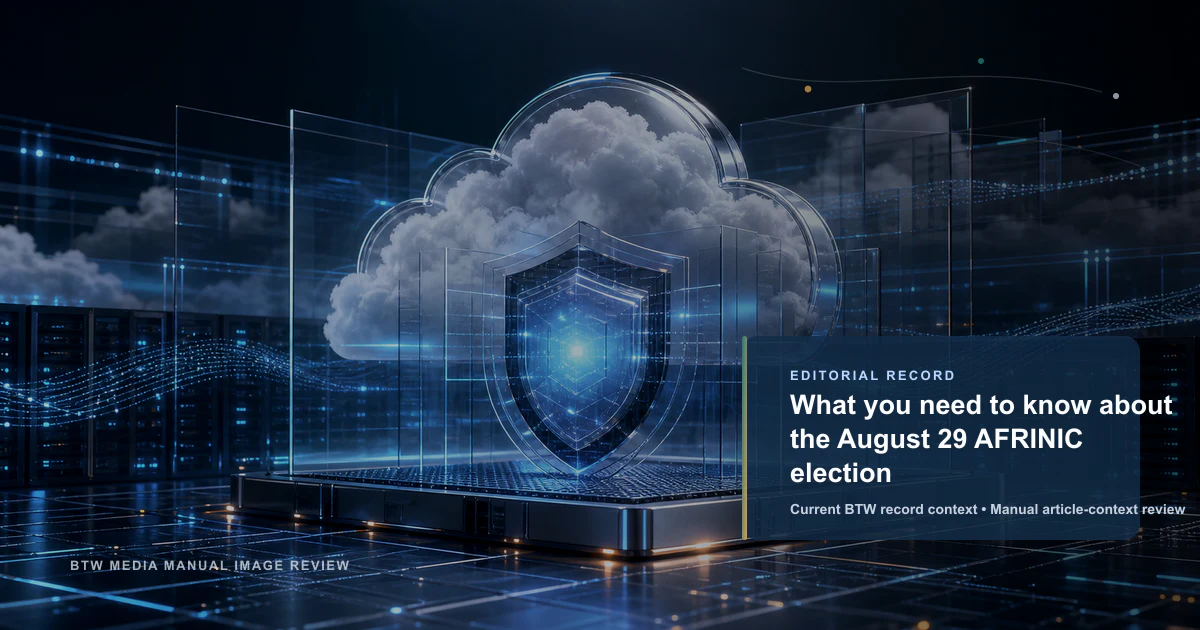What you need to know about the August 29 AFRINIC election reviewed editorial briefing visual