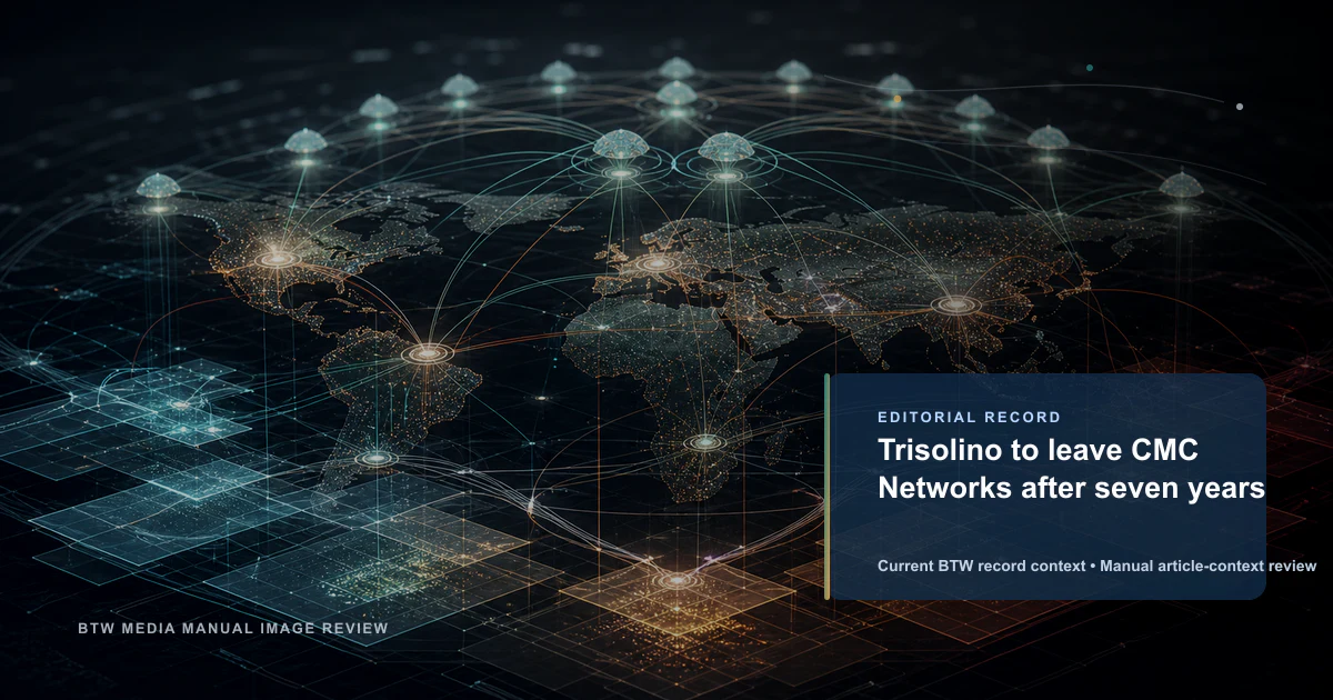Trisolino dejará CMC Networks tras siete años