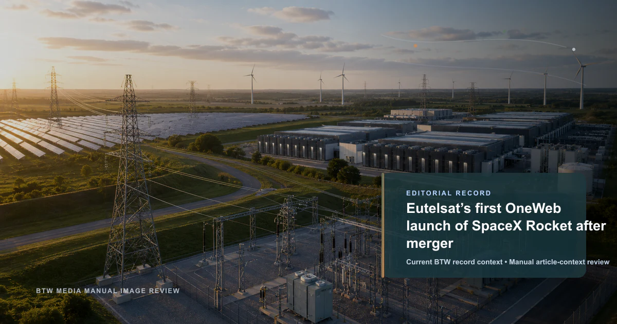 Premier lancement OneWeb d'Eutelsat à bord d'une fusée SpaceX après la fusion