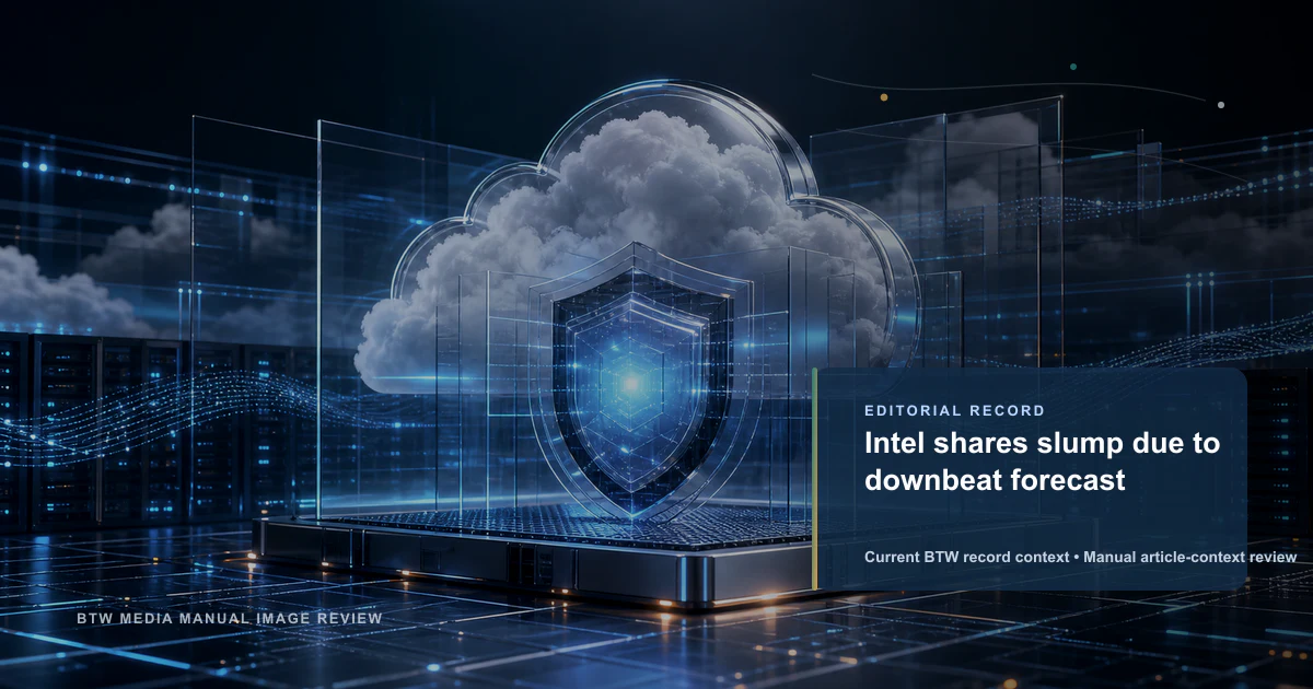 Intel 股价因前景黯淡而暴跌