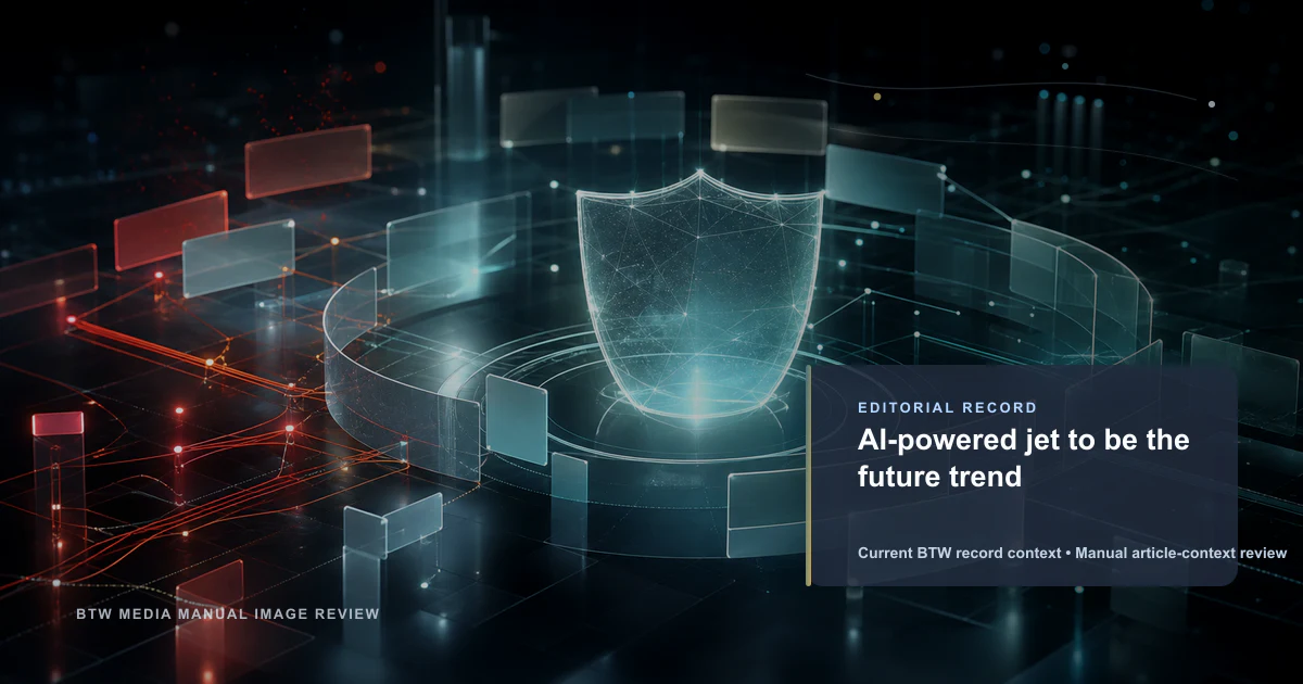 AI-powered jet to be the future trend reviewed editorial briefing visual