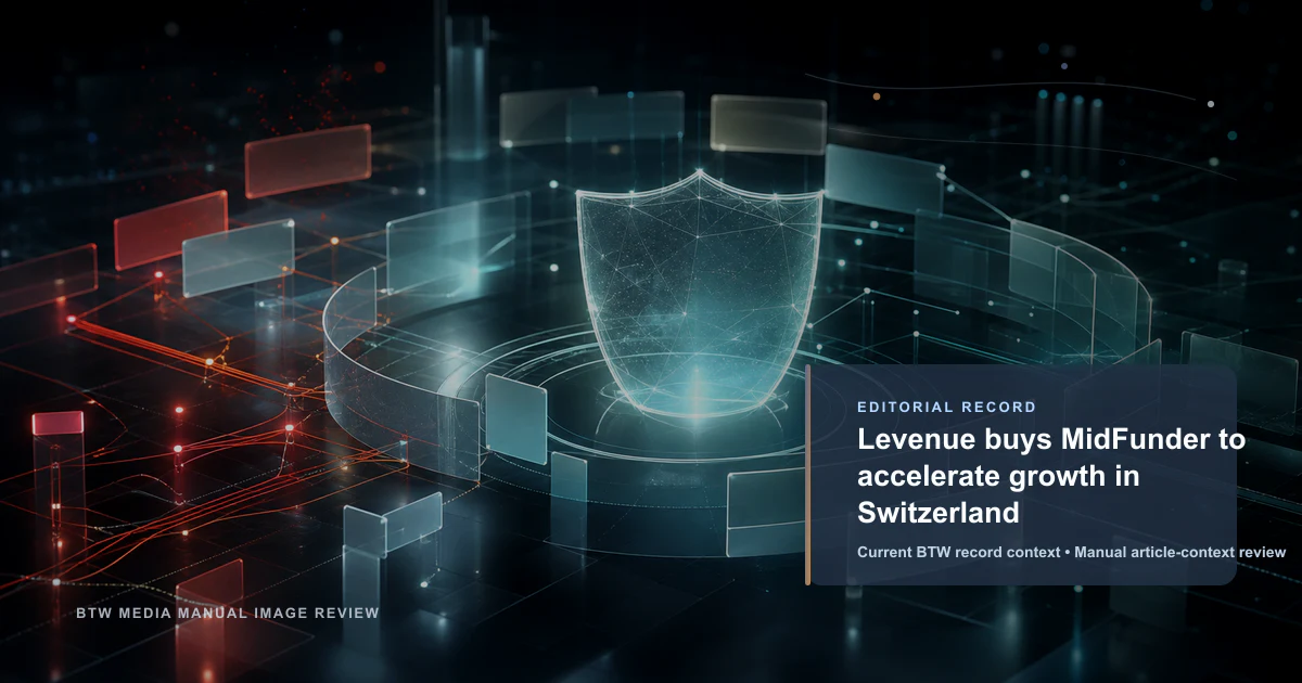 Levenue 收购 MidFunder 加速瑞士增长