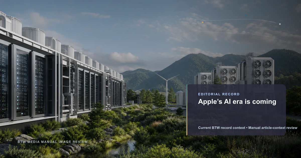 苹果的 AI 时代即将到来