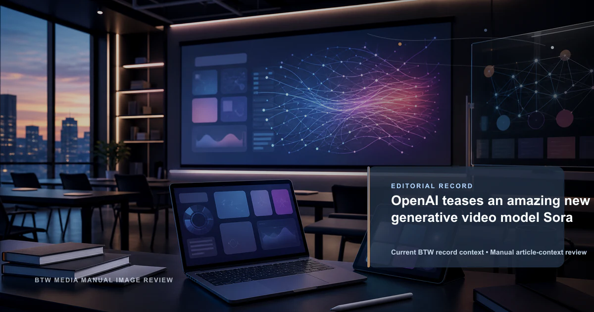 OpenAI presenta el nuevo y asombroso modelo generativo de video Sora
