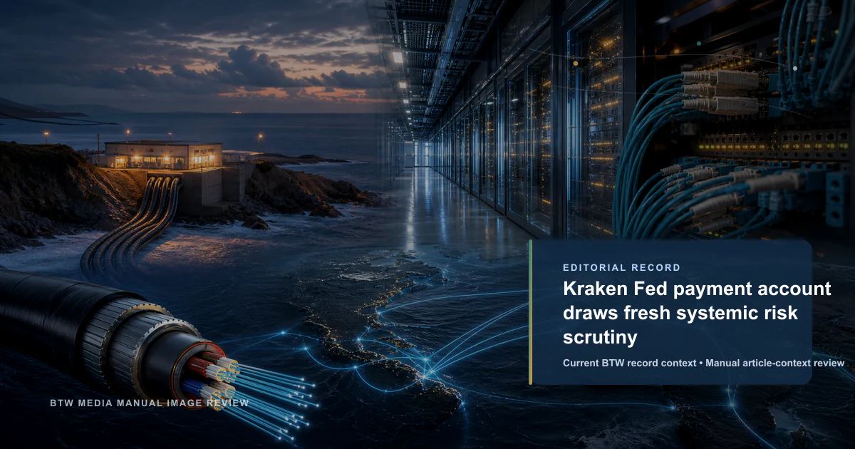 La cuenta de pago de Kraken en la Reserva Federal suscita un nuevo escrutinio de riesgo sistémico